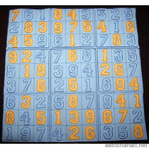 Family Sudoku - a-stitch-a-half
