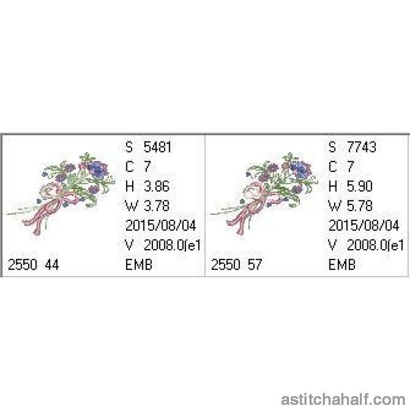 Farm Bow Bouquet - aStitch aHalf