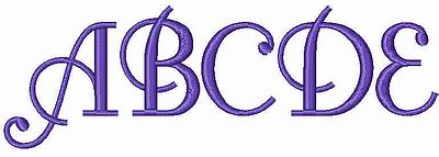 Fontleroy Brown Capitals - aStitch aHalf