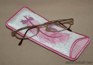 Feathery Eyeglass Cases 04 - a-stitch-a-half