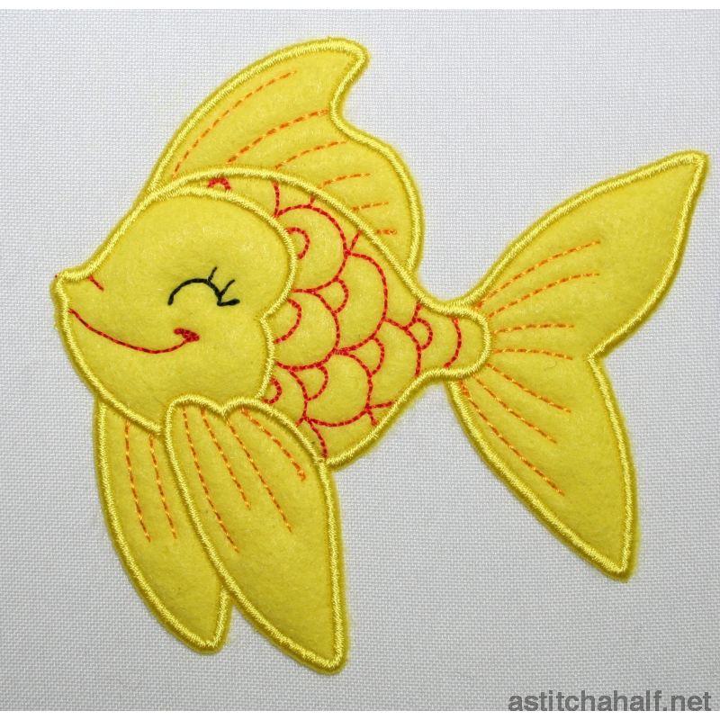 Fiddles Fish - a-stitch-a-half