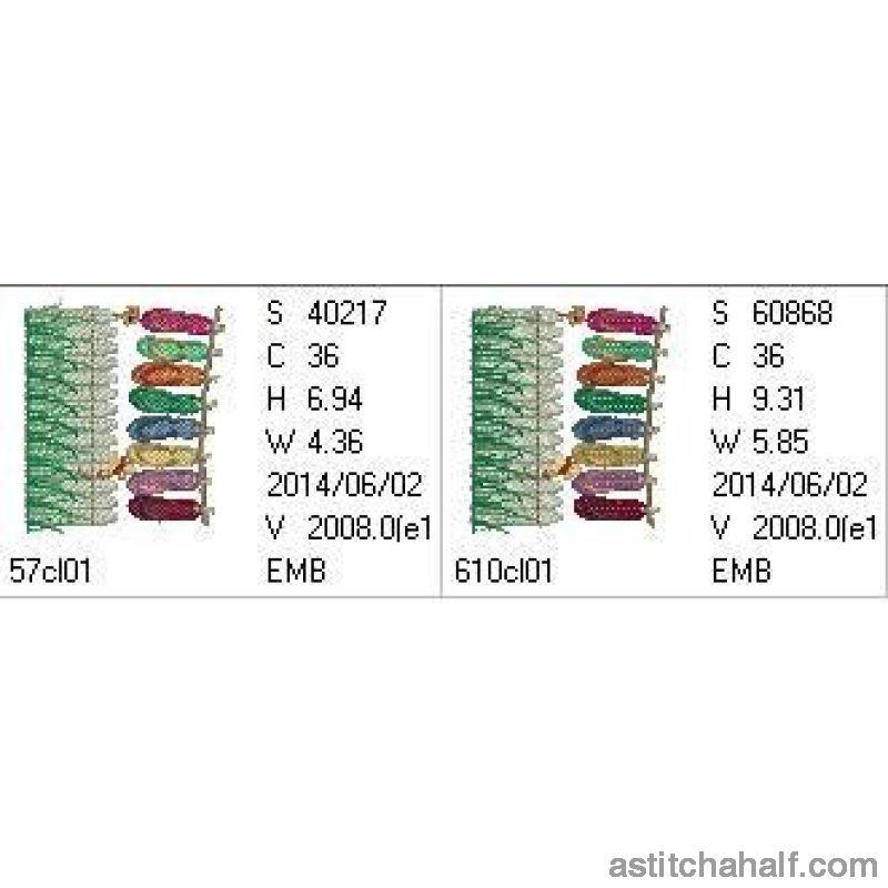 Flip Flops on Clothes Line - aStitch aHalf