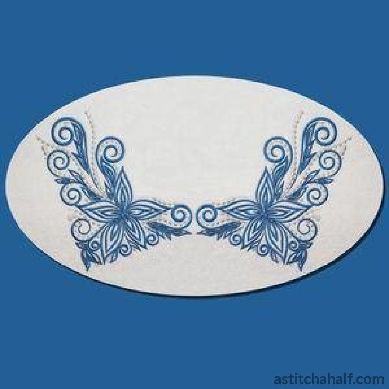 Flora Antico Neckline Variety - aStitch aHalf