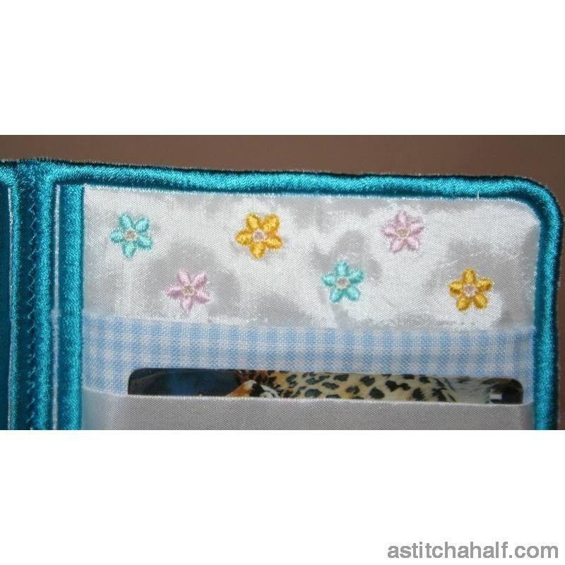Flower Bonnet Wallet - aStitch aHalf