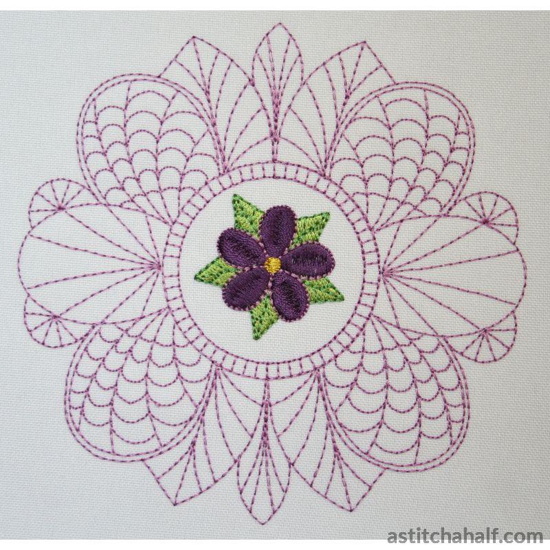 Flower Lace 01 - a-stitch-a-half
