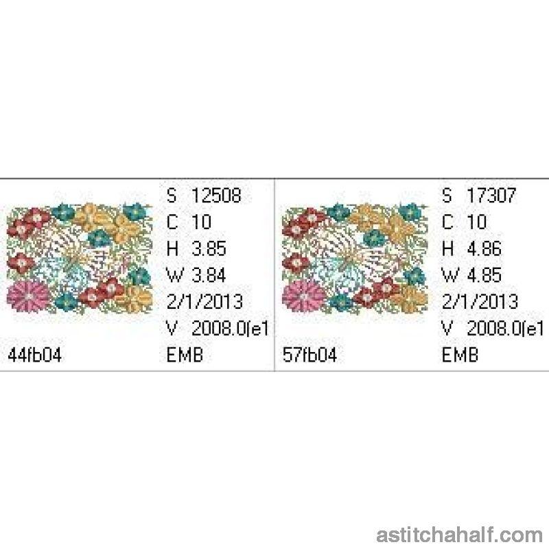 Flowery Wings - aStitch aHalf