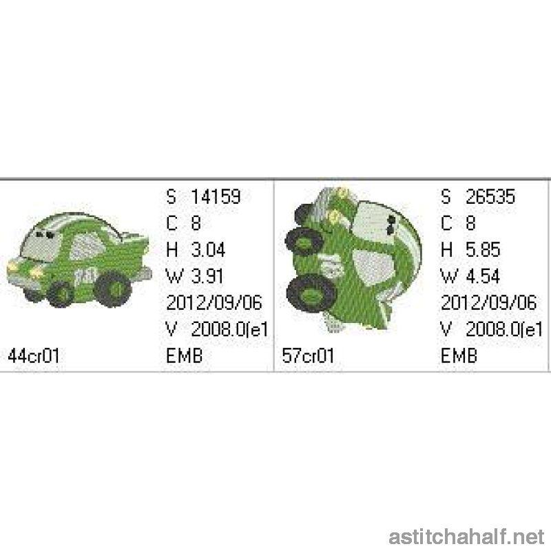 Flubber Car - a-stitch-a-half