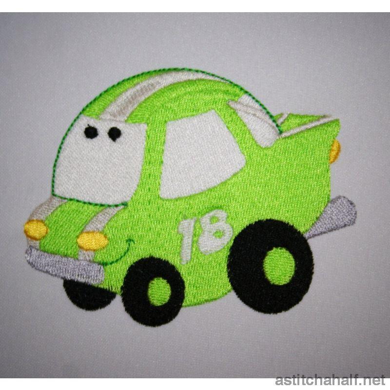 Flubber Car - a-stitch-a-half