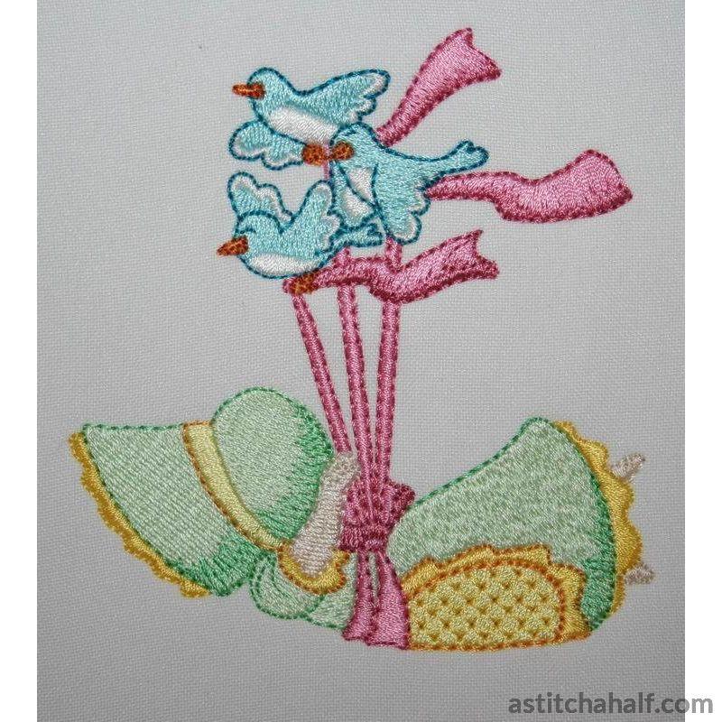 Flying Miss Bonnet - a-stitch-a-half