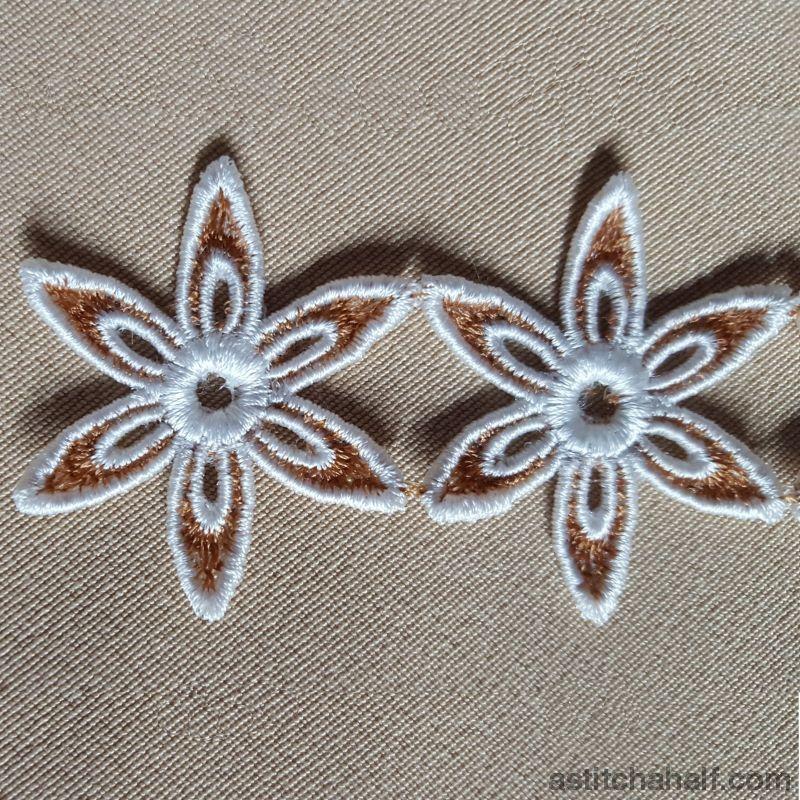 Freestanding Lace Spring Petals - aStitch aHalf