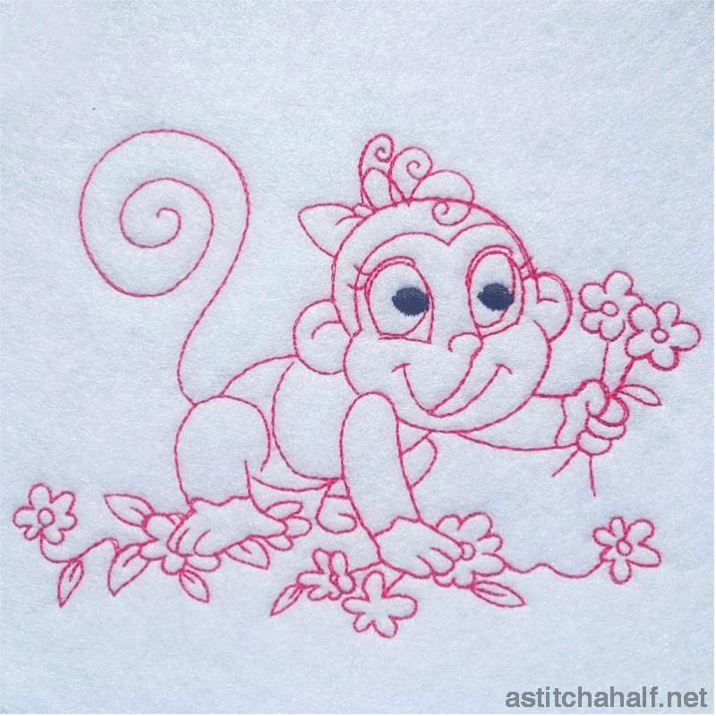 Funny Monkey Combo - a-stitch-a-half