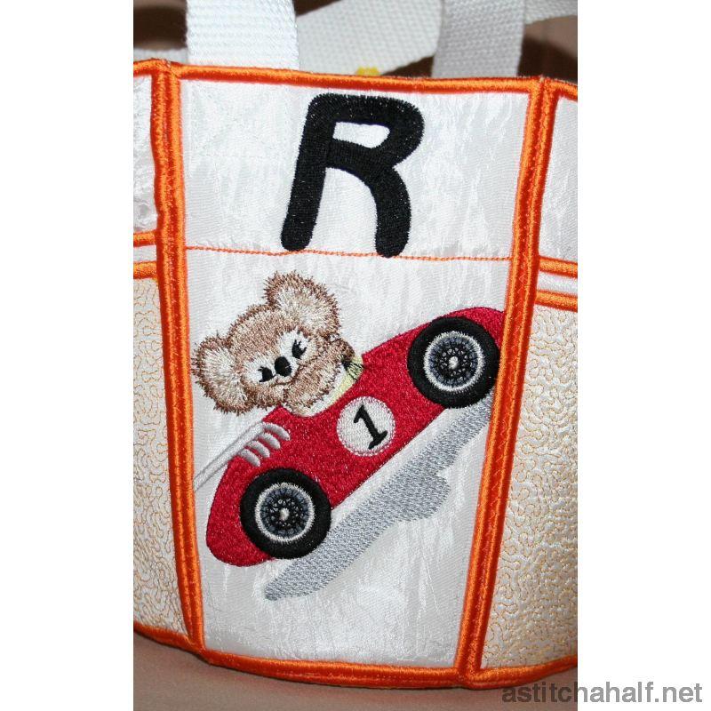 Bucket Fuzzy Koala Bear Letters PQR