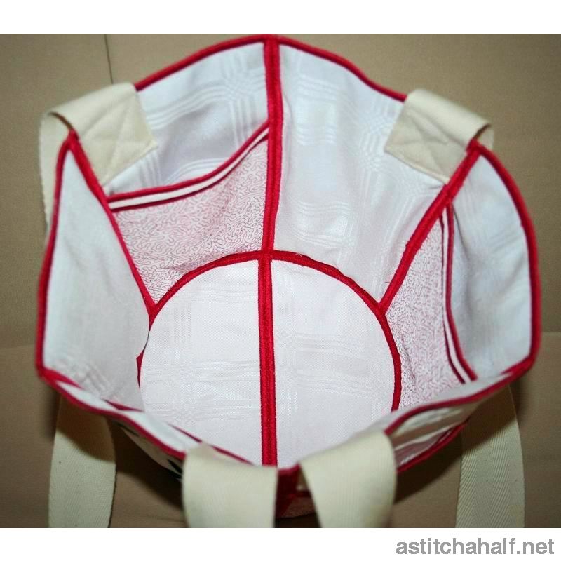 Fuzzy Bucket Tote V W X - aStitch aHalf