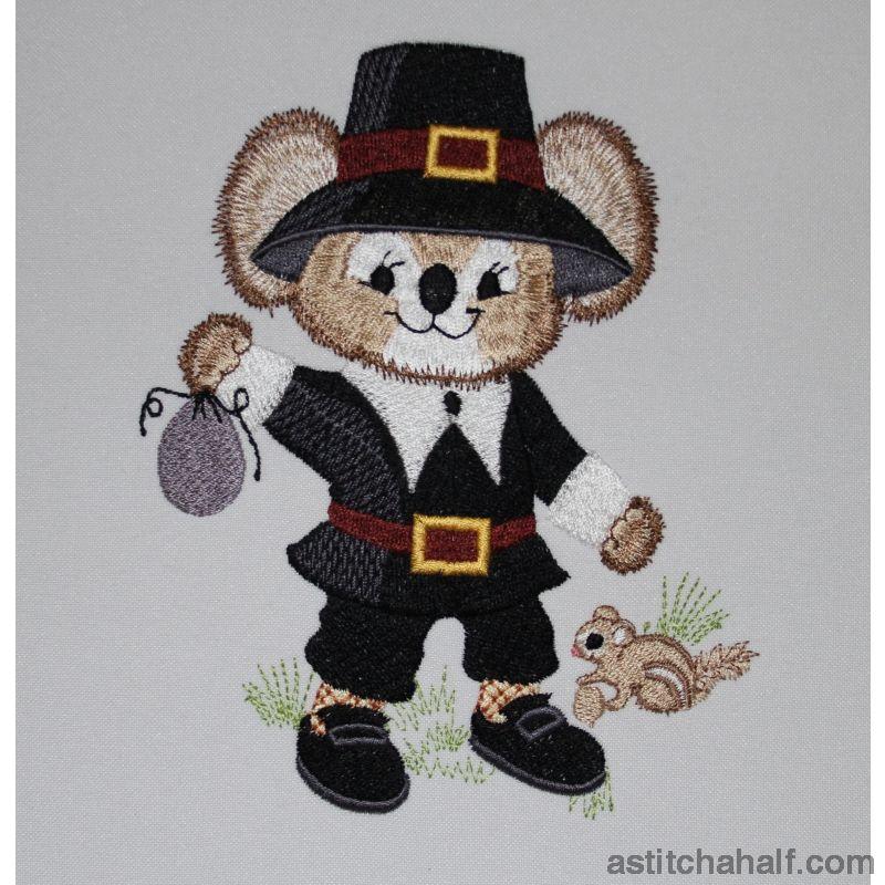 Fuzzy George - aStitch aHalf