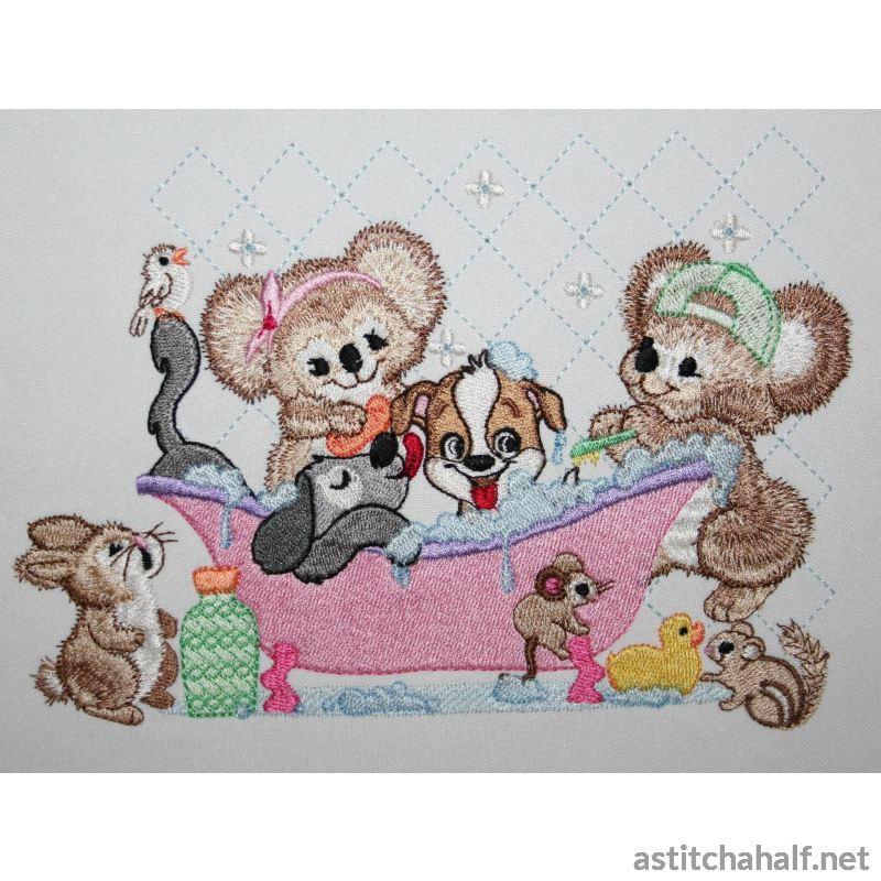 Fuzzy K9 Lovers - a-stitch-a-half