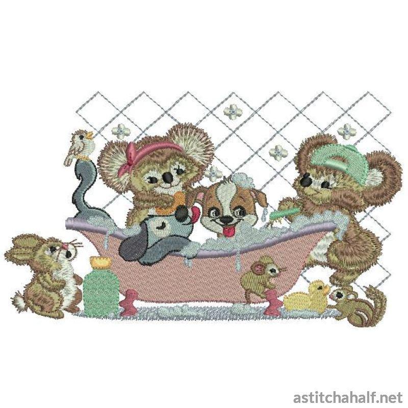 Fuzzy K9 Lovers - a-stitch-a-half