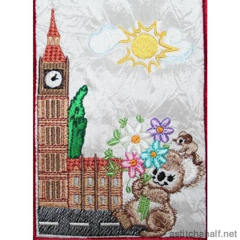 Fuzzy London Tote Bag - a-stitch-a-half