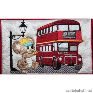 Fuzzy London Tote Bag - a-stitch-a-half