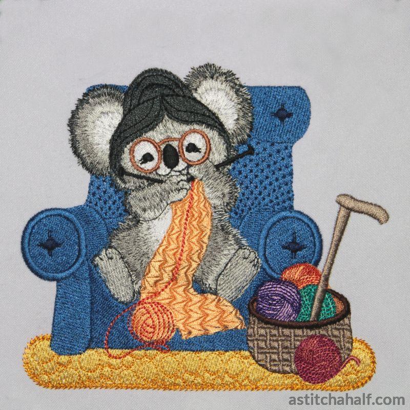 Fuzzy Nana - aStitch aHalf