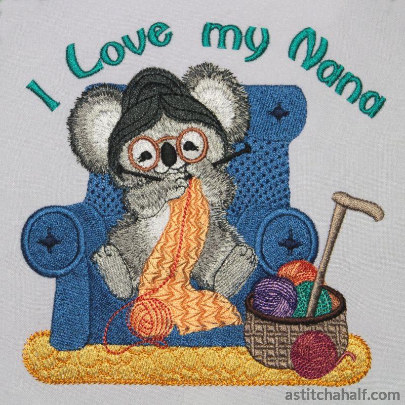 Fuzzy Nana - aStitch aHalf