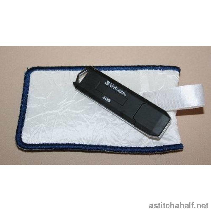 Gadget Key Tag 01 - a-stitch-a-half