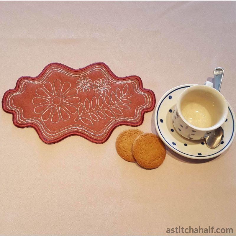 Garden Song Place Mat Variety - aStitch aHalf