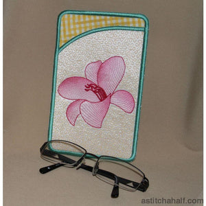 Gossamer Lily Pocket and Lily Flowery Design - aStitch aHalf