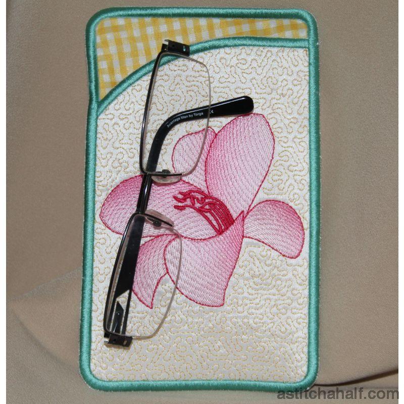 Gossamer Lily Pocket and Lily Flowery Design - aStitch aHalf