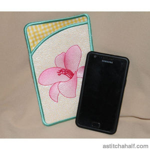Gossamer Lily Pocket and Lily Flowery Design - aStitch aHalf
