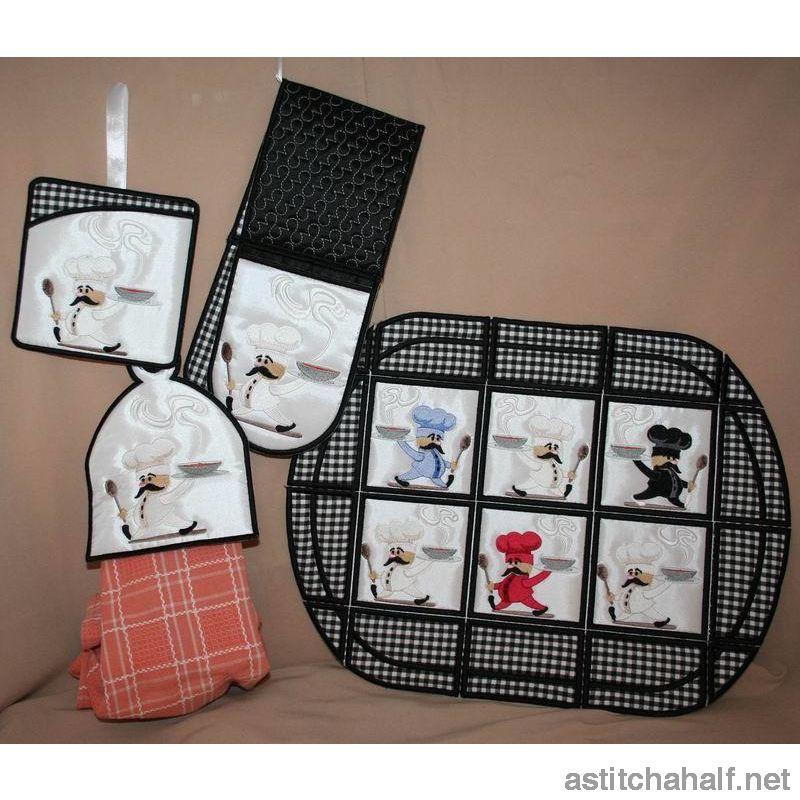 Gourmet Chef Combo - a-stitch-a-half