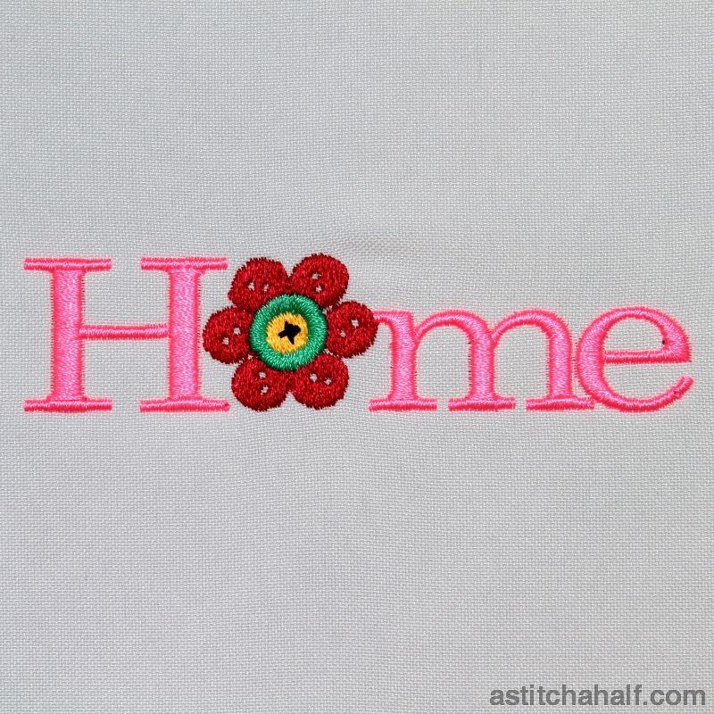 Home button - aStitch aHalf