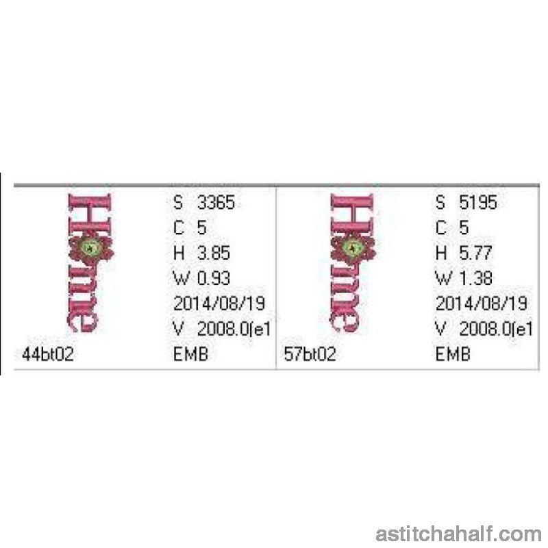 Home button - aStitch aHalf