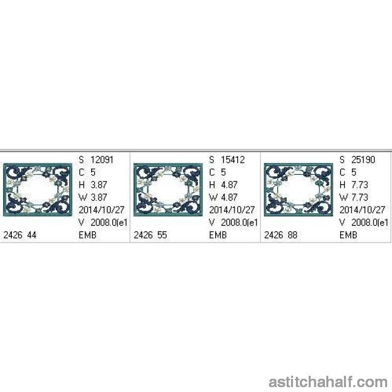 Hues of Blue - Carolina blue - aStitch aHalf