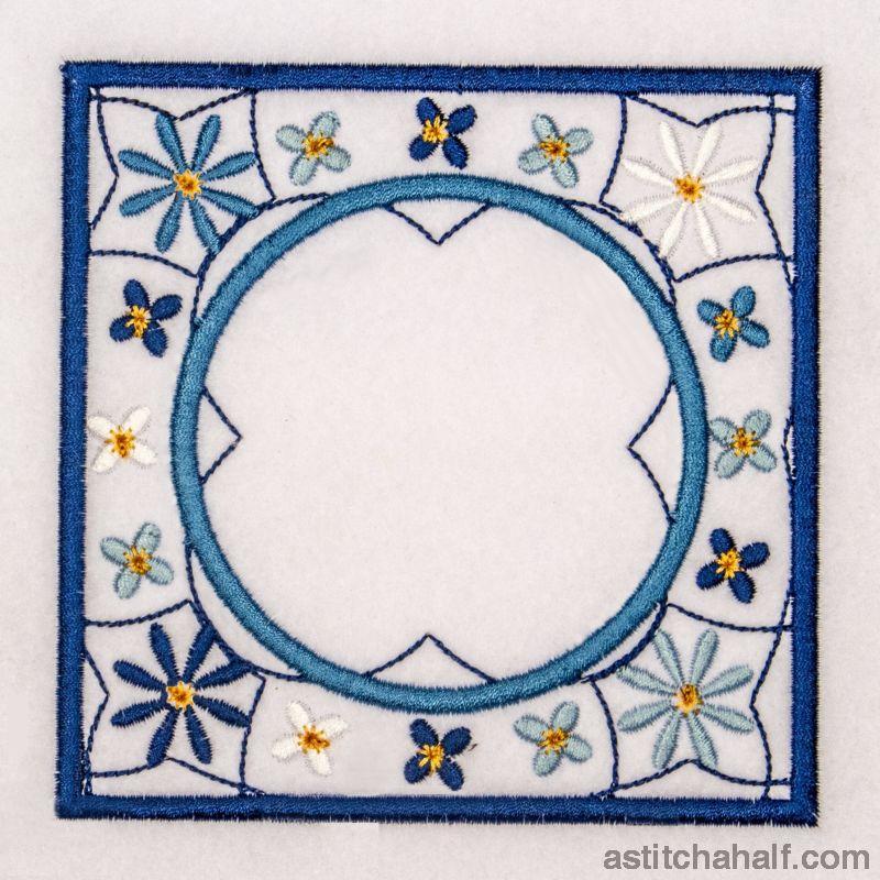 Hues of Blue - Cobalt blue - aStitch aHalf