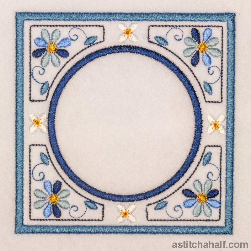 Hues of Blue - Cornflower blue - aStitch aHalf