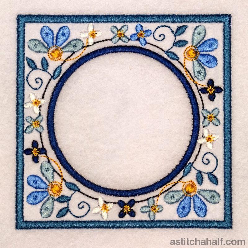 Hues of Blue - Egyptian blue - aStitch aHalf