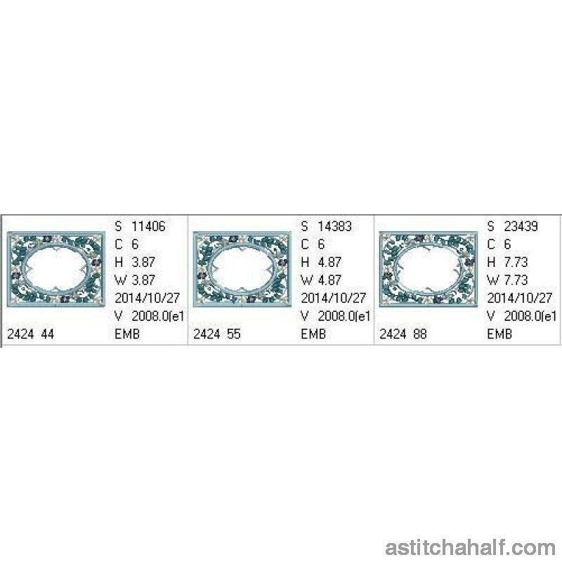 Hues of Blue - Persian Blue - aStitch aHalf