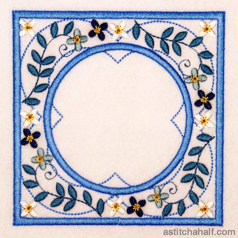 Hues of Blue - Persian Blue - aStitch aHalf