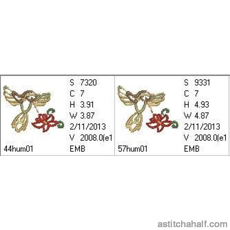 Hummingbird Song - aStitch aHalf