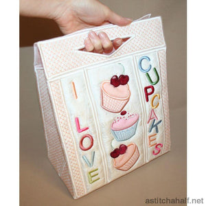 I Love Cupcakes Tote Bag - a-stitch-a-half