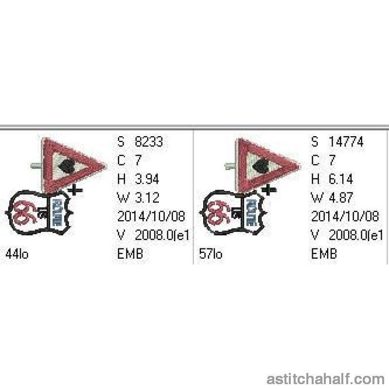 I Love Route 66 - aStitch aHalf