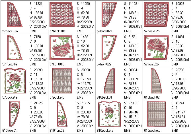 Rose Closet Organizer - a-stitch-a-half