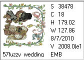 Fuzzy Wedding - a-stitch-a-half