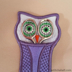 ITH Owl Scissor Pocket - a-stitch-a-half