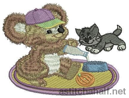 Jacob and Boots - a-stitch-a-half