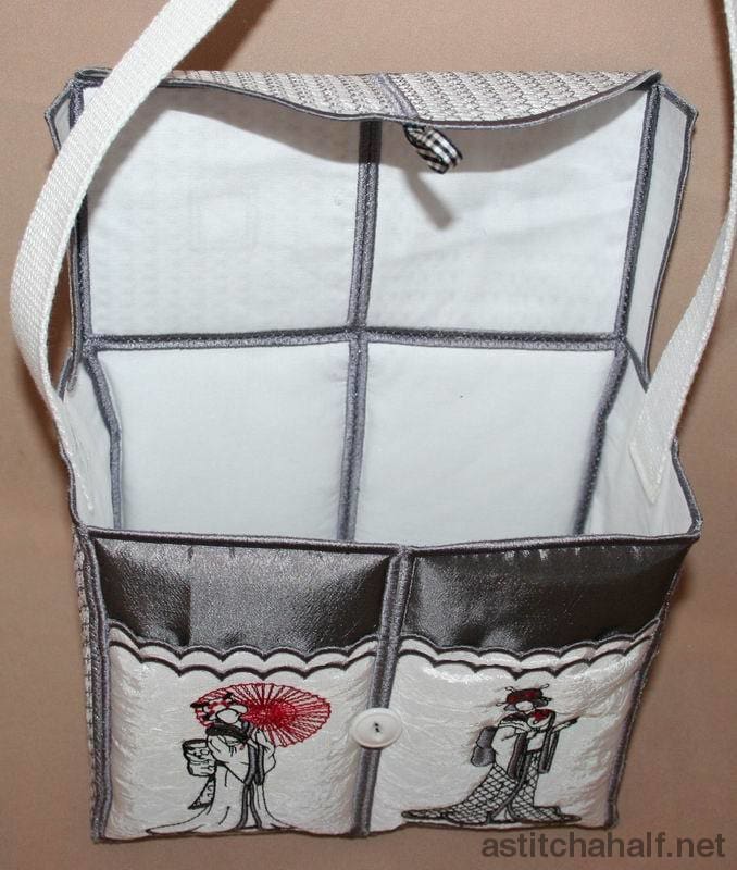 Japanese Girl Tote Bag - a-stitch-a-half