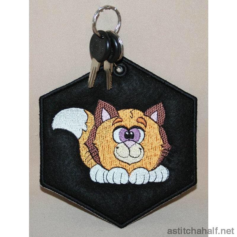 Jungle Key Tag Combo - a-stitch-a-half