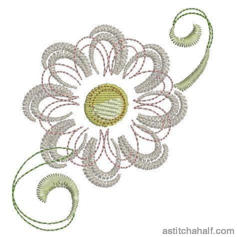 Just Floral Fluff - aStitch aHalf