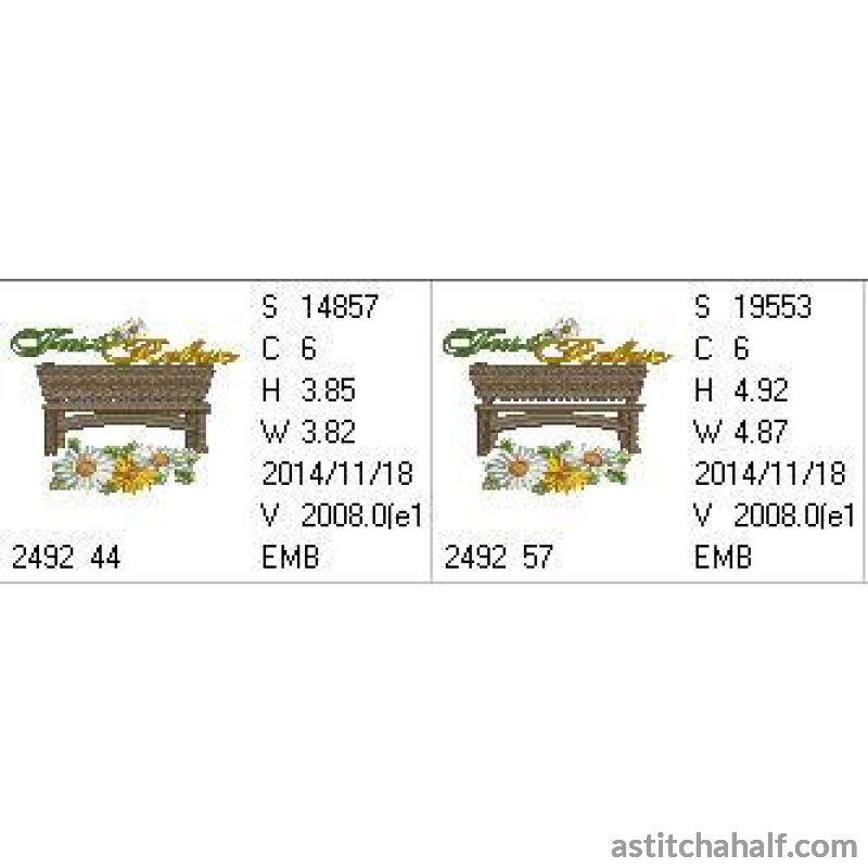 Just Relax Garden Seat - aStitch aHalf