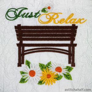 Just Relax Garden Seat - aStitch aHalf